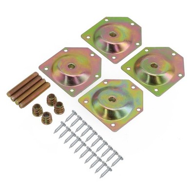 4er Pack Neigung Holzbein Verriegelungsplatte M?belf???e f??r Ihre Einrichtung