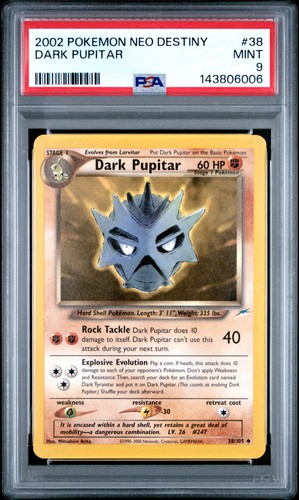 Dark Pupitar (Unlimited) graded PSA 9 for sale on eBay