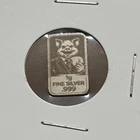 1 Gram .999 Silver Greedy Pig Bar By Splouchy’s Silver Comes In Coin Flip