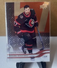 2025-26 Upper Deck #376 🔥 David Perron 🔥 Clear Cut SP - Ottawa Senators