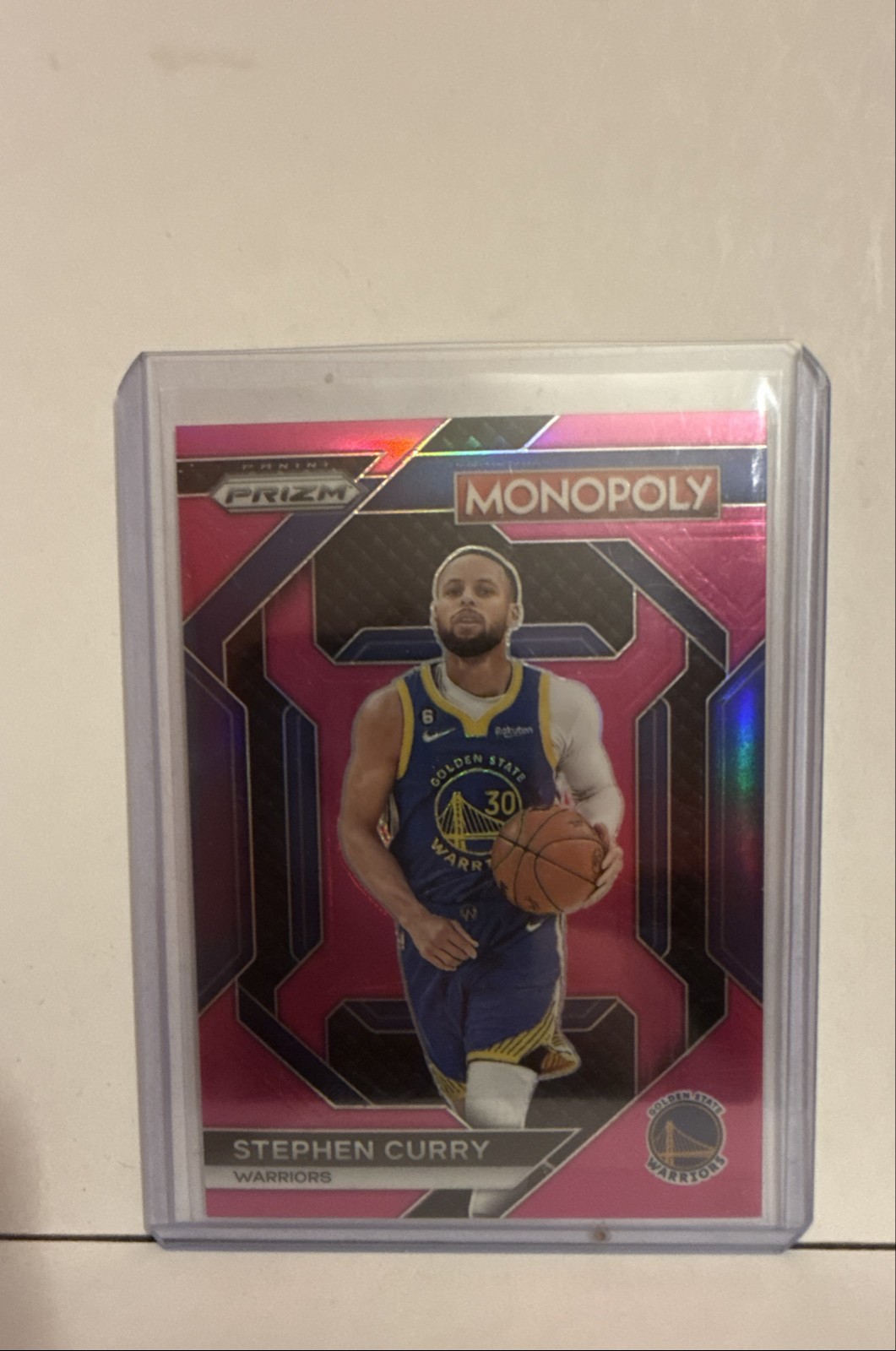2023-24 Panini Prizm Monopoly - Stephen Curry #28 Pink Prizm /149