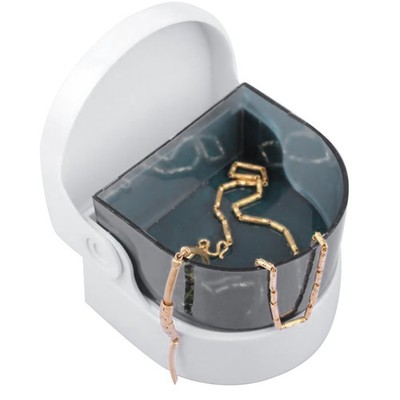 Sonic Cleaner Denture Cleaning Vibration Bath Compact Cordless Sonic Cleaner new