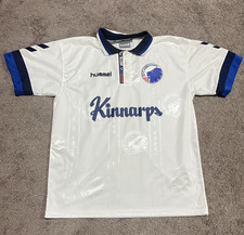 F.C. København 1998/99 Home Jersey Hummel Kinnarps Men XL Vtg Football Shirt