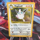 Vintage WIGGLYTUFF 19/130 - 2000 Base Set 2 Holo - Pokémon TCG - LP