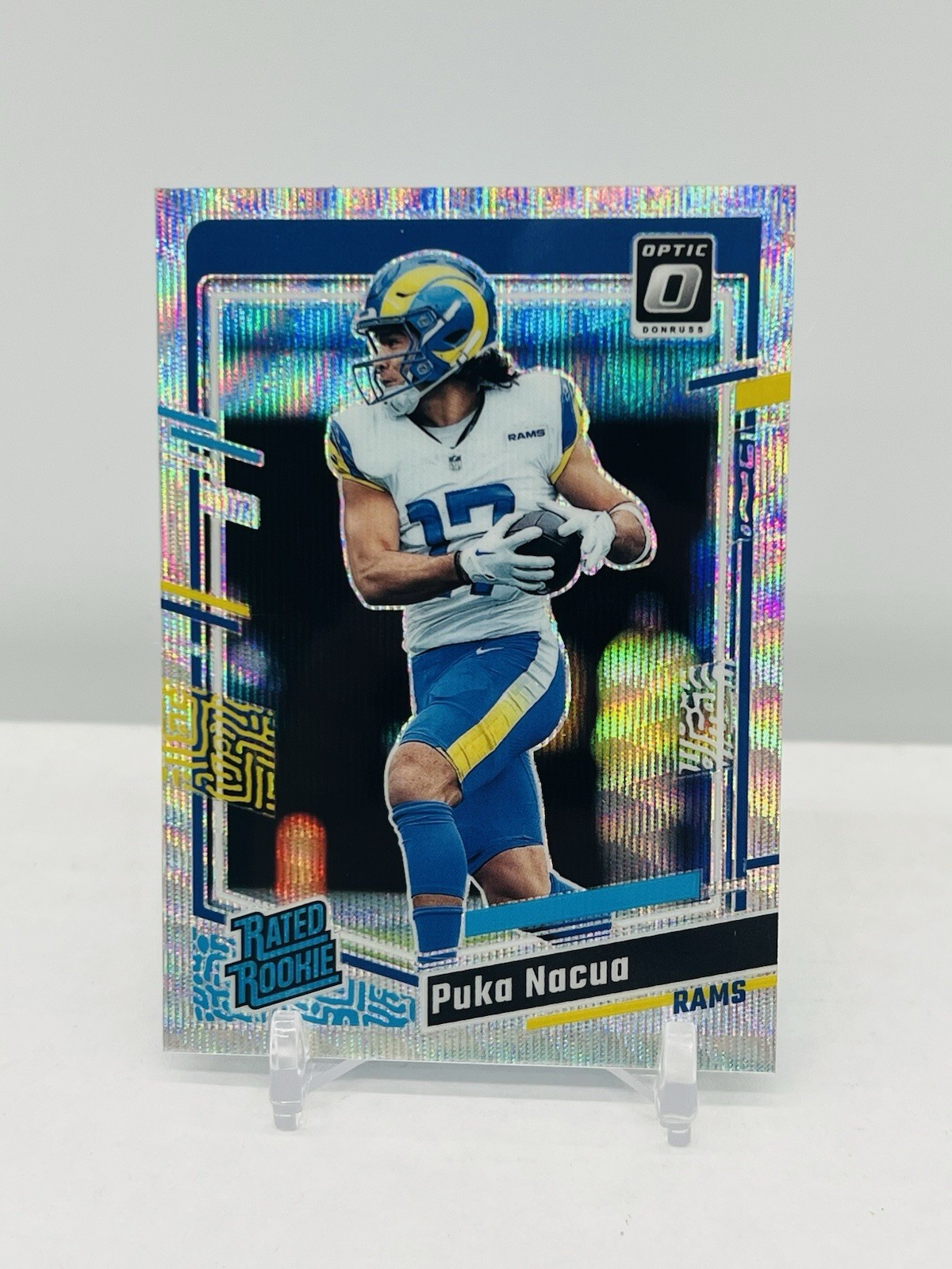 2023 Panini Donruss Optic - Rated Rookie Puka Nacua #238 Wave Prizm /300 (RC)