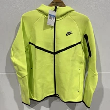 Nike Tech Fleece Windrunner Barely Volt Full Zip Jacket Size XXL HV0949-736