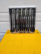 Five (5) Stainless Commercial Kitchen Range Hood 6 Groove Baffle/ Grease Filters