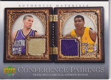 2007-08 Upper Deck Andrew Bynum / Francisco Garcia Conference Pairings #/150