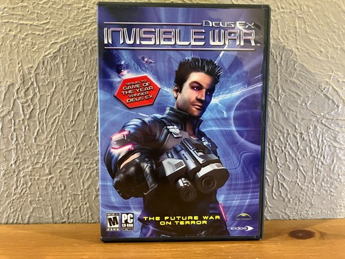 DEUS EX INVISIBLE WAR Cyberpunk PC CD-ROM Spiel Eidos KOMPLETT - Bild 1 von 3