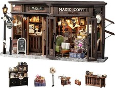 Kit de miniaturas «Magic Coffee» para casa de muñecas: perfecto para aliviar el estrés