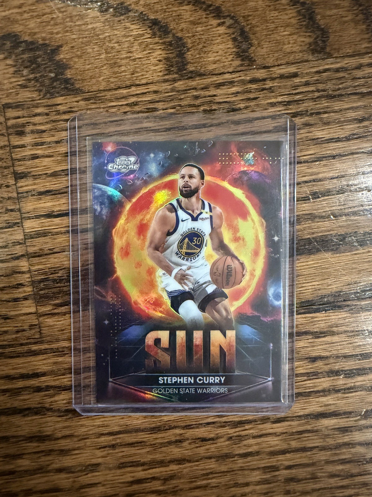 Stephen Curry 2025-26 Topps Cosmic Chrome Planetary Pursuit Sun SSP Warriors NBA