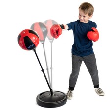 Punching Bag for Kids & Boxing Gloves Set - Adjustable Freestanding Speed Bag wi