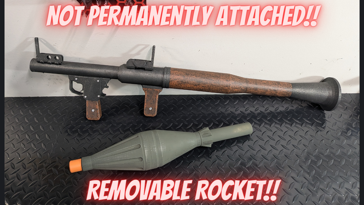 RPG-7 Rocket Launcher - 3D Print - RPG 7 - High Quality Replica