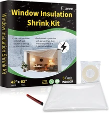 Window Insulation Kit for Winter,Plastic Shrink Film Indoor Thermal Seal to Bloc