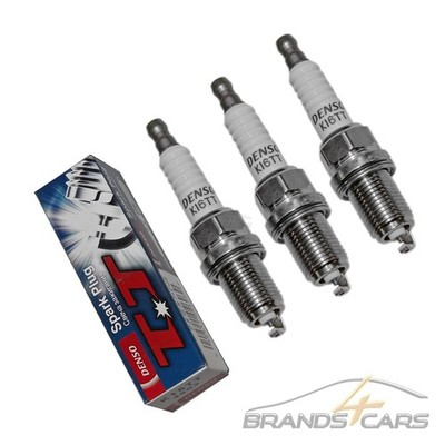 3x DENSO ZÜNDKERZE TWIN TIP FÜR VW POLO 9N 1.2 SHARAN 7M 2.8