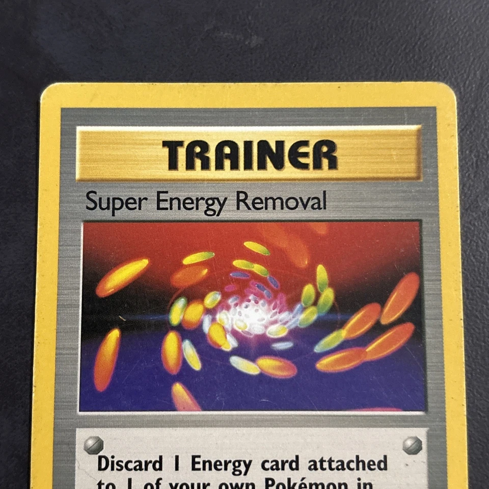 1999 First Edition Base Set Shadowless Super Energy Removal Trainer Pokémon - Image 3 of 4