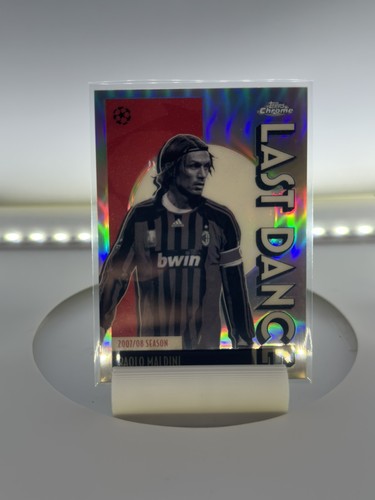 Topps Chrome UEFA Champions League 2007-08 Paolo Maldini AC Milan Last Dance