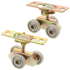 2 Pcs Sliding Door System Replacement Rollers Cabinet Gear