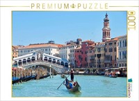 Calvendo Puzzle The Rialto Bridge In Venice With A Gondola | 1000 Pieces, Finish