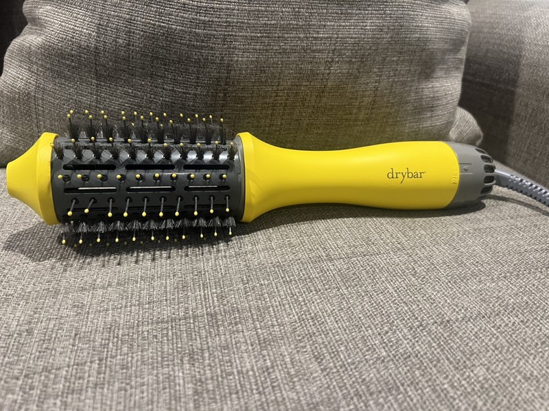 Drybar The Double Shot Brush Dryer 2.4" x 1.5" Barrel Yellow Gray Unisex