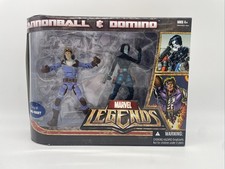 2007 Hasbro Marvel Legends CANNONBALL & DOMINO 6    Figure Set  Walmart Exclusive