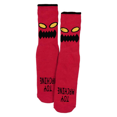 Toy Machine Skateboard Sock Monster Youth Red