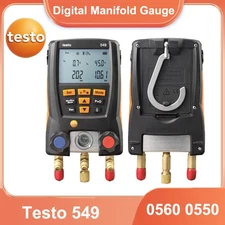 Testo 549 Refrigeration Digital Manifold HVAC Gauge Meter 0560 0550