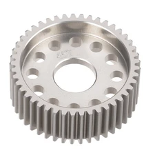 FLYXM 2Pcs Aluminum 48P 45T Spur Diff Gear for 1/10 Team Associated RC10 RC Car