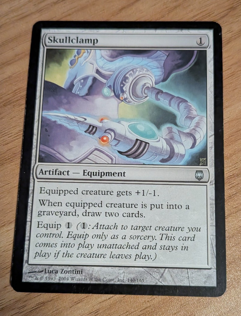 MTG Skullclamp Darksteel NM