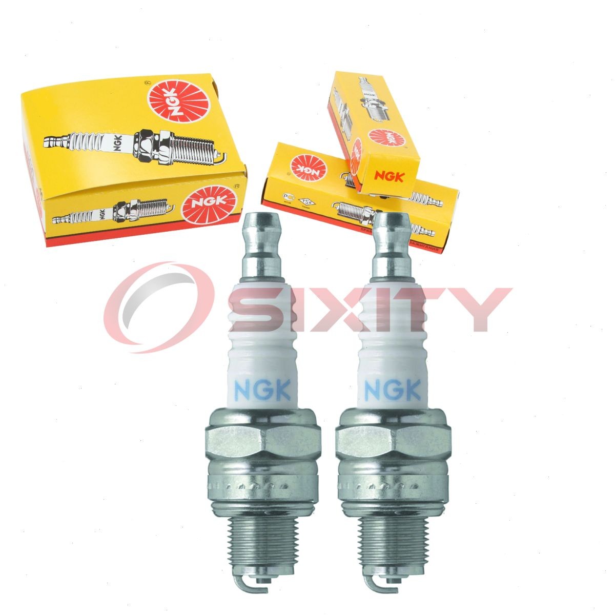 2 pc NGK 5474 CMR4A Standard Spark Plugs for 168534-0 Ignition Wire yf