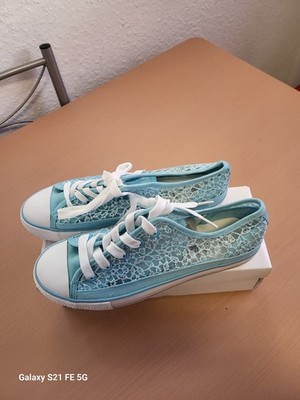 Juliet schuhe  Gr.40 in hellblau mit weiß