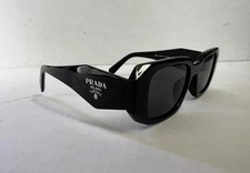 Prada PR17WS 1AB5S049 Women's Sunglasses 49 mm Black / Dark Grey Lens