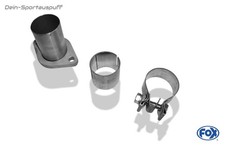 Fox Edelstahl Vorschalldämpfer-Soundrohr Ø60mm-System Opel Astra G inkl. CC