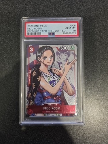 Nico Robin (Alternate Art) graded PSA 10 for sale on eBay