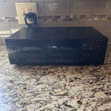 Optimus SCT-5500 Full Logic Controlled Stereo Cassette Deck. For Parts Read 