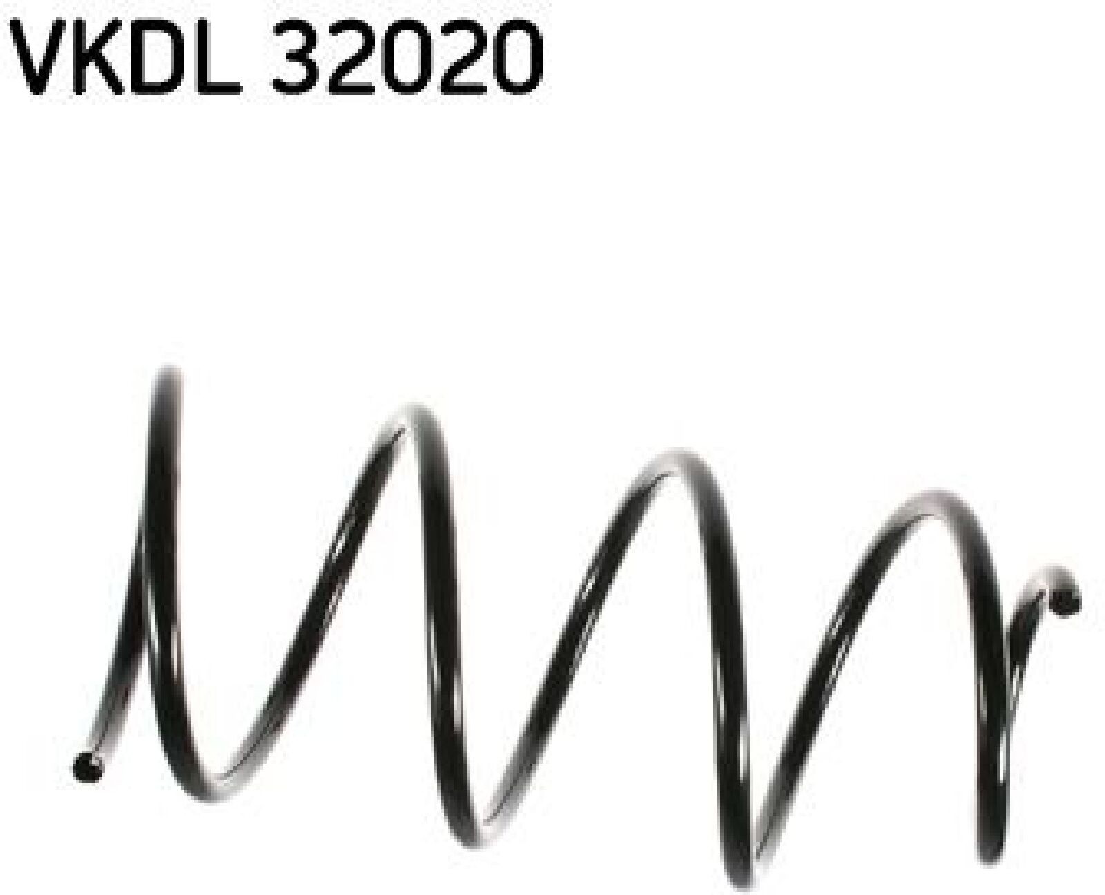 SKF VKDL32020 Fahrwerksfeder für Alfa romeo - Bild 2