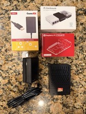 Raspberry Pi 4 Model B 8GB Complete Kit CanaKit Power Supply Case Fan SD Card