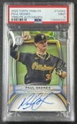 PAUL SKENES PSA 9 2025 TOPPS TRIBUTE #TA-SKE AUTOGRAPH AUTO 47/199 PIRATES