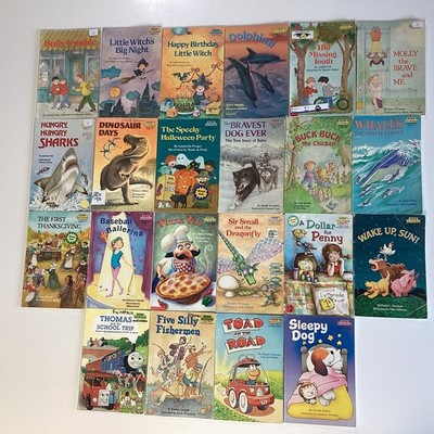 Step Into Reading Vintage Early Level 1, 2 Readers 1st 2nd Grade 22 Book Lot