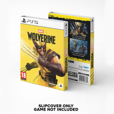 Marvel's Wolverine PS5 Custom Slipcover 2 Sizes Case or Steelbook - NO GAME
