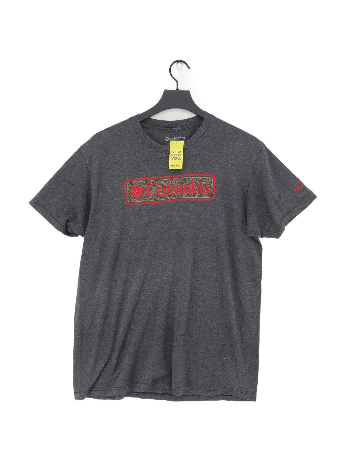 ALTRA Columbia T Shirt Uomo L Grigio Grafica 100% Altro Basic