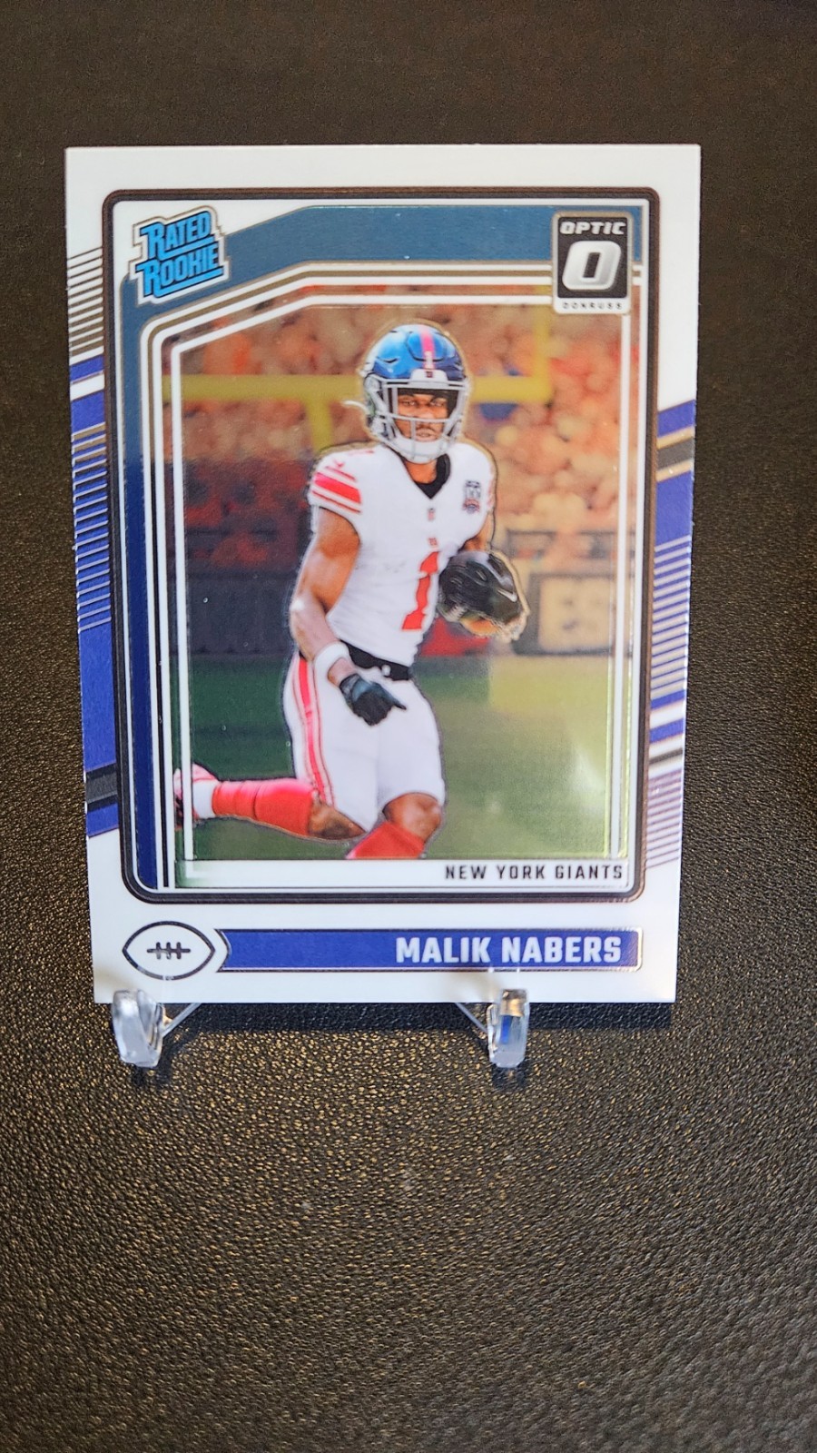 2024 Panini Donruss Optic - Rated Rookie Malik Nabers #271 Holo Prizm (RC)