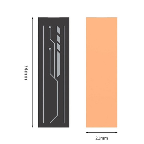 High Performances Graphenes Cooling Pad M.2 2280 SSDs Heatsink for PC M.2 - Afbeelding 8 van 8