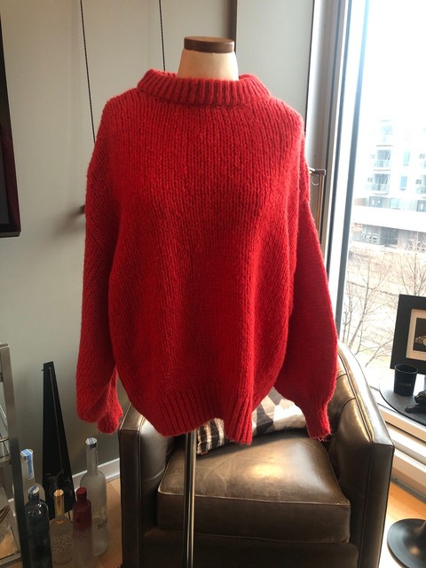 oversize knit sweater zara