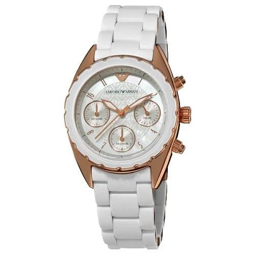 Кварцевые наручные часы Emporio Armani резиновый корпус
