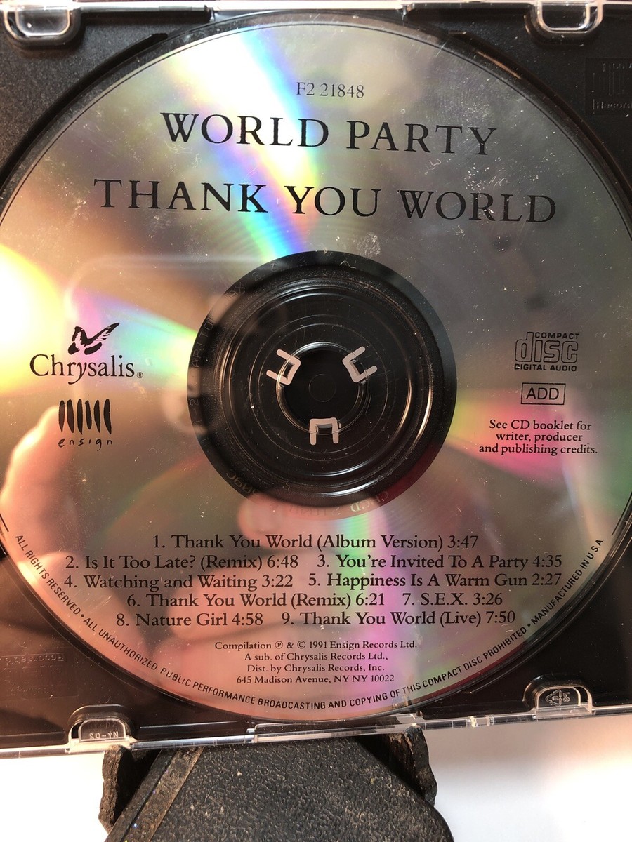 Music Cd / World Party / Thank You World / Cd Only | eBay