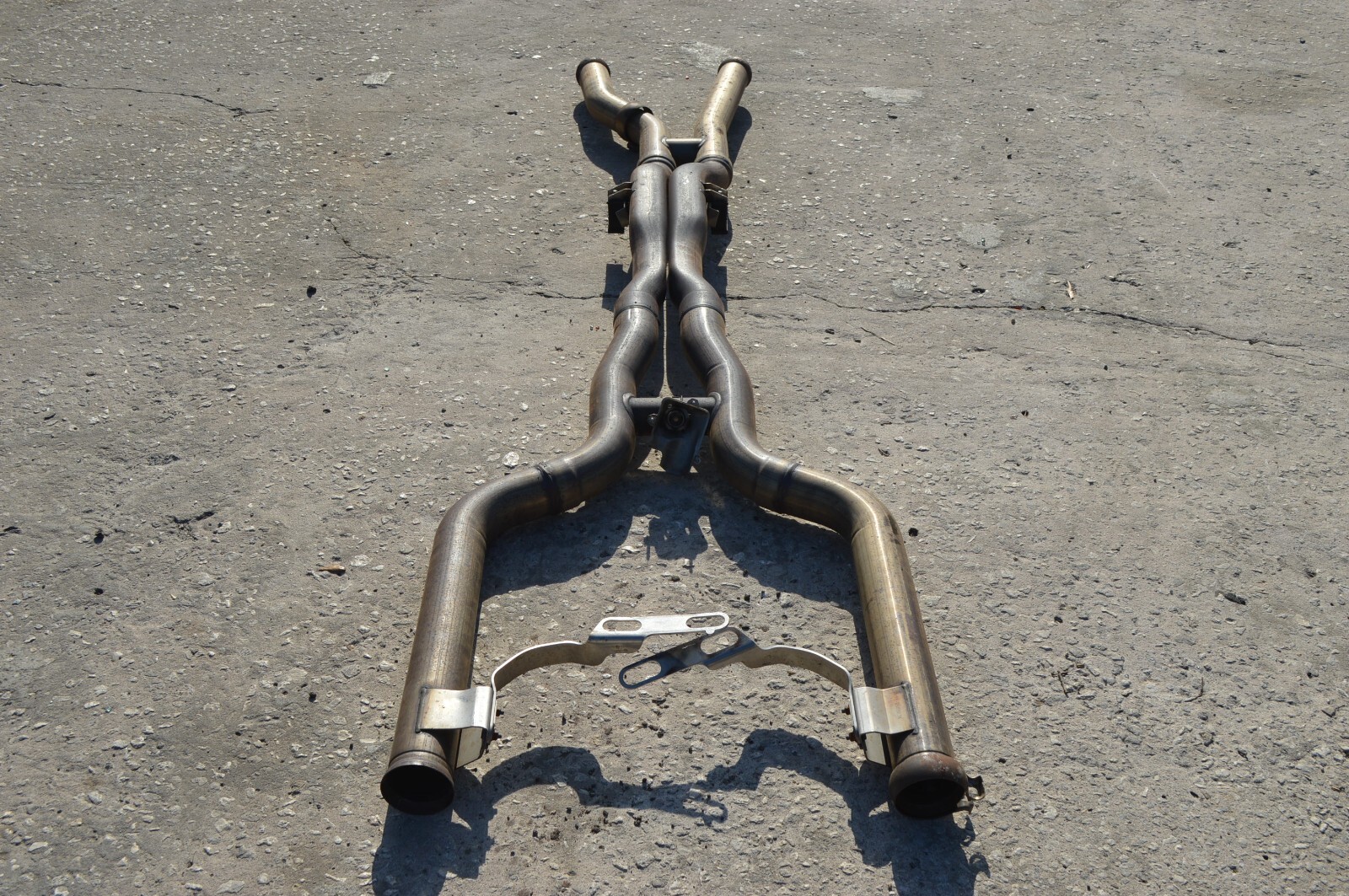 2017 W205 MERCEDES C63 AMG CENTER MIDDLE EXHAUST MID PIPE SYSTEM  