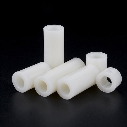 White ABS Nylon Round Non-Thread Column Standoff Spacer Washer M3 M4 M5 M6 M8 - Picture 2 of 12