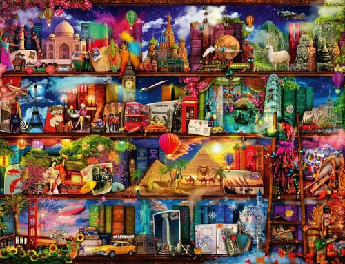 Ravensburger Puzzle 16685 World Of Books 2000 Pieces Jigsaw - New/Sealed - Picture 2 of 2