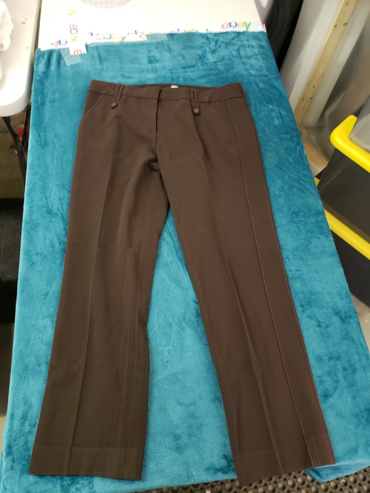 misses brown dress pants